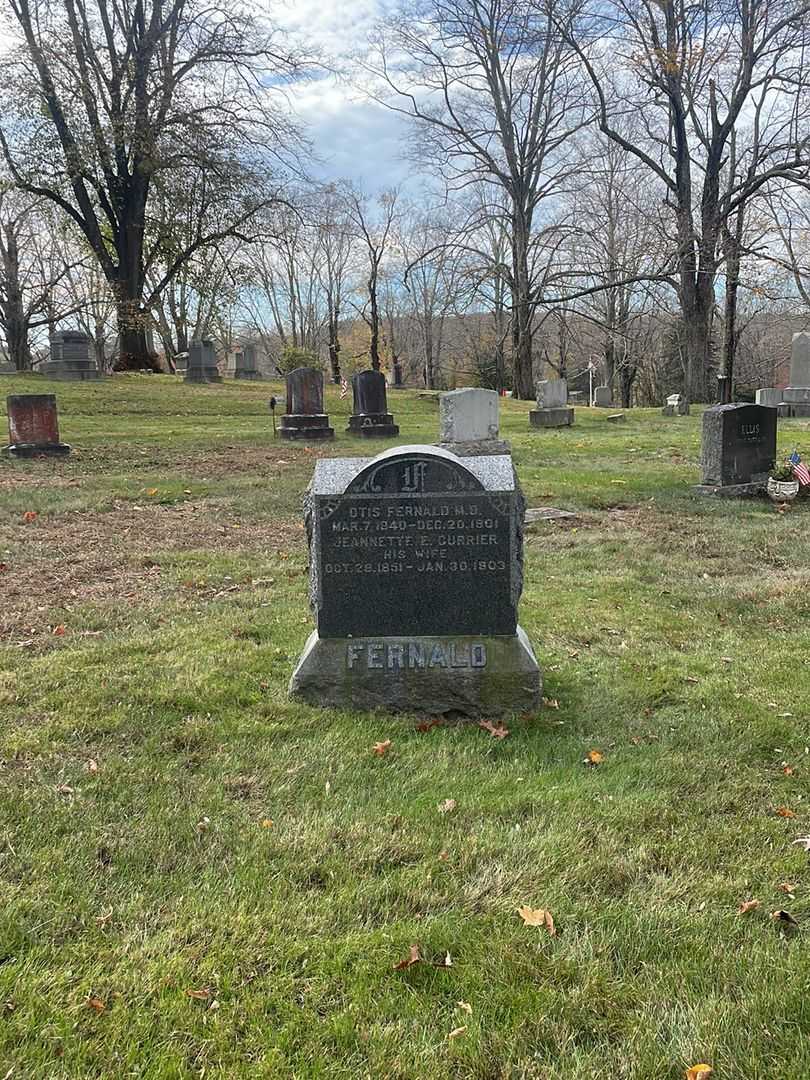 Otis Fernald M. D.'s grave. Photo 2