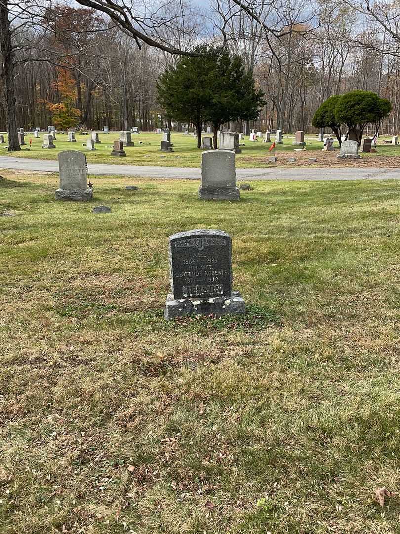 Axel Jepson's grave. Photo 2