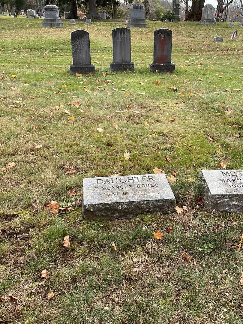 E. Blanche Gould's grave. Photo 2