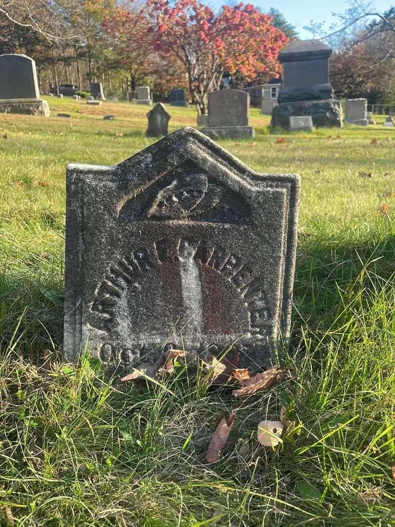 Arthur E. Carpenter's grave. Photo 3