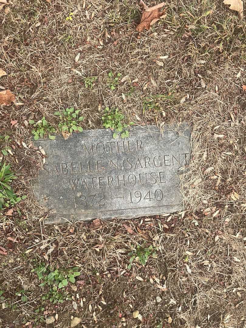 Isabelle N. Sargent Waterhouse's grave. Photo 3