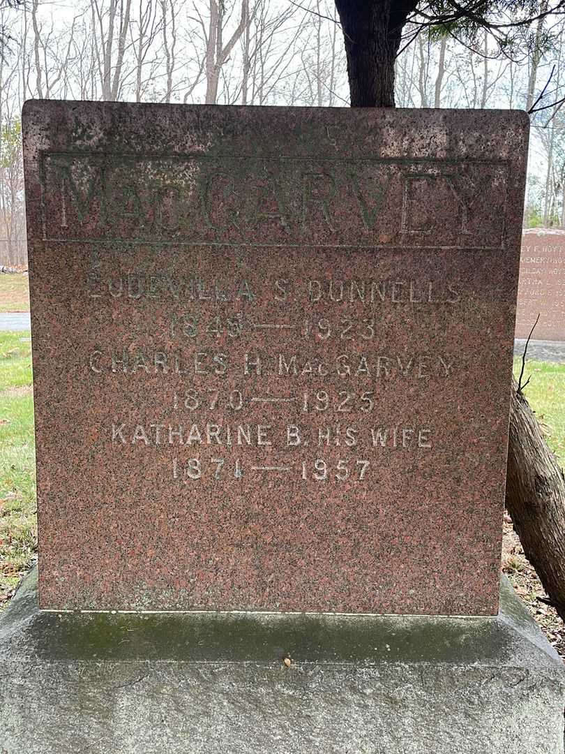 Charles H. MacGarvey's grave. Photo 1