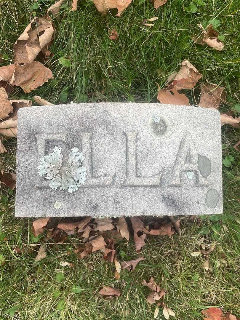 Ella F. Parker's grave. Photo 3