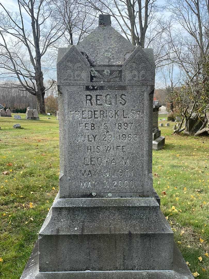 Leona M. Regis's grave. Photo 1