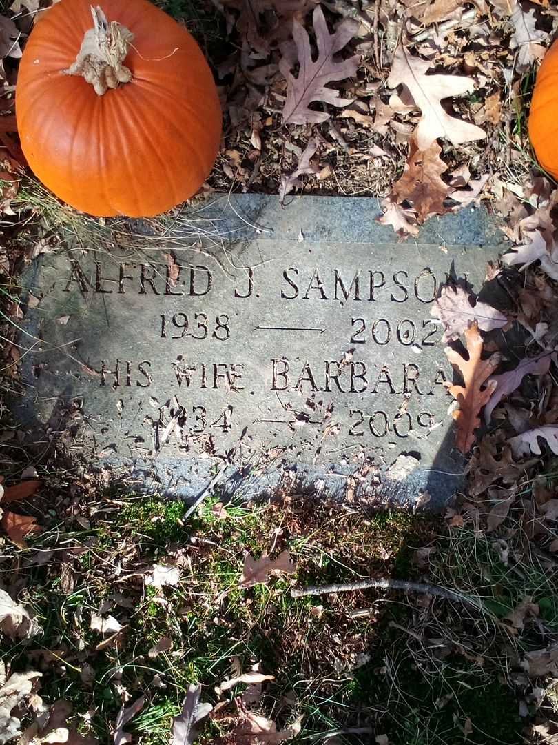 Alfred J. Sampson's grave. Photo 3