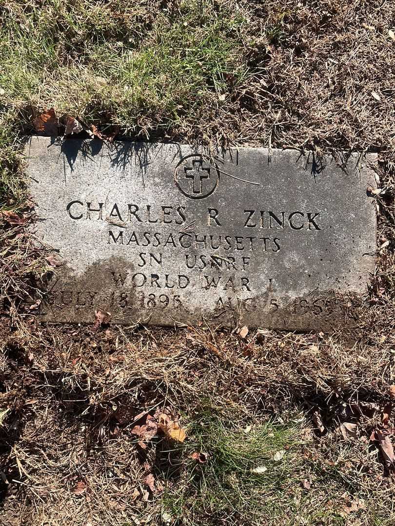 Charles R. Zinck's grave. Photo 5