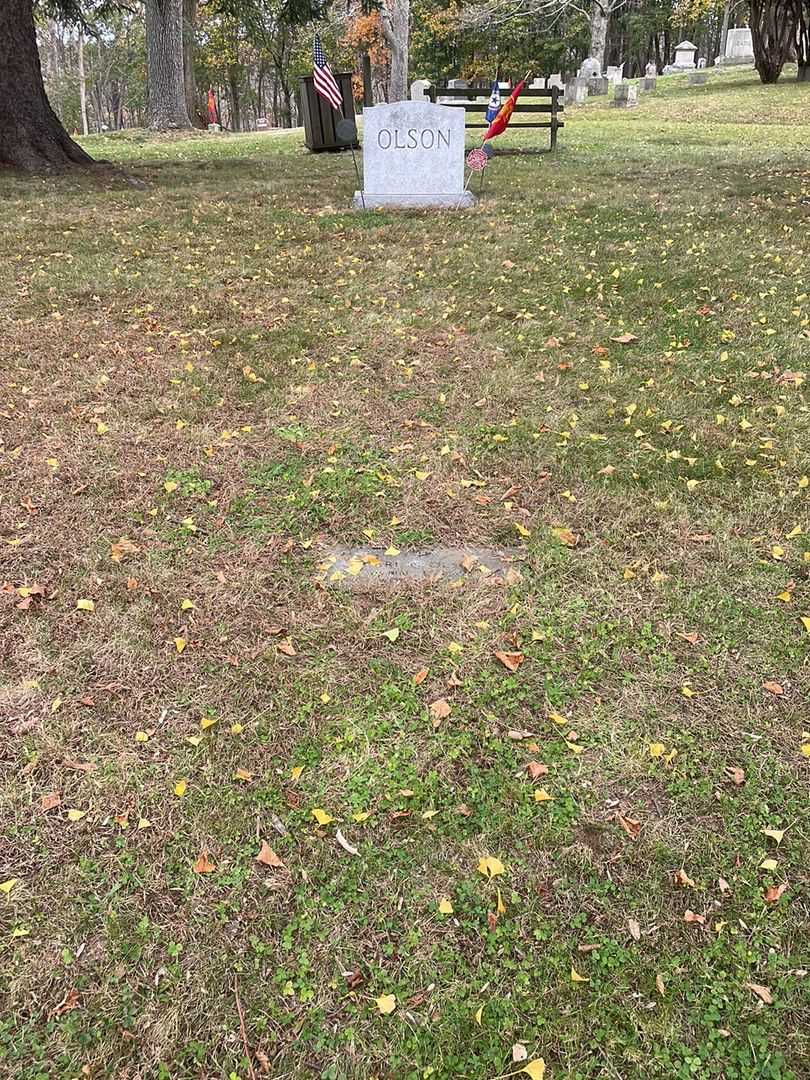 Carl G. Olson's grave. Photo 2