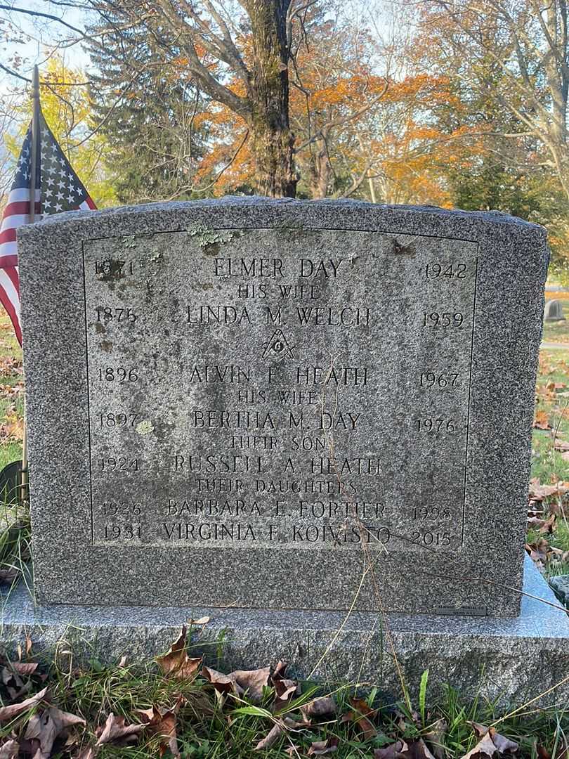 Bertha M. Day Heath's grave. Photo 4