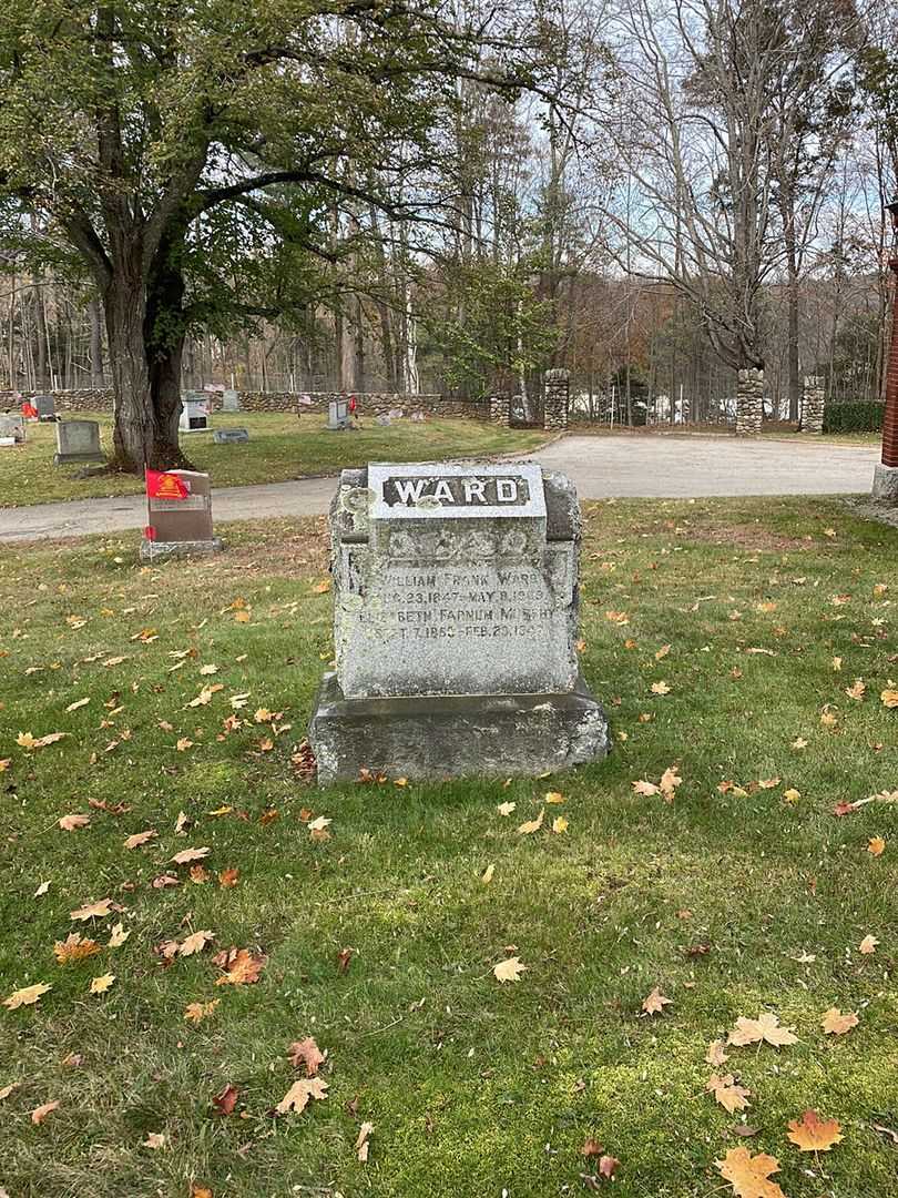 Elizabeth Farnum Murphy Ward's grave. Photo 2