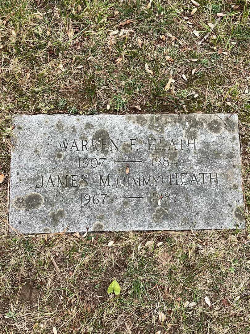 James M. "Jimmy" Heath's grave. Photo 3