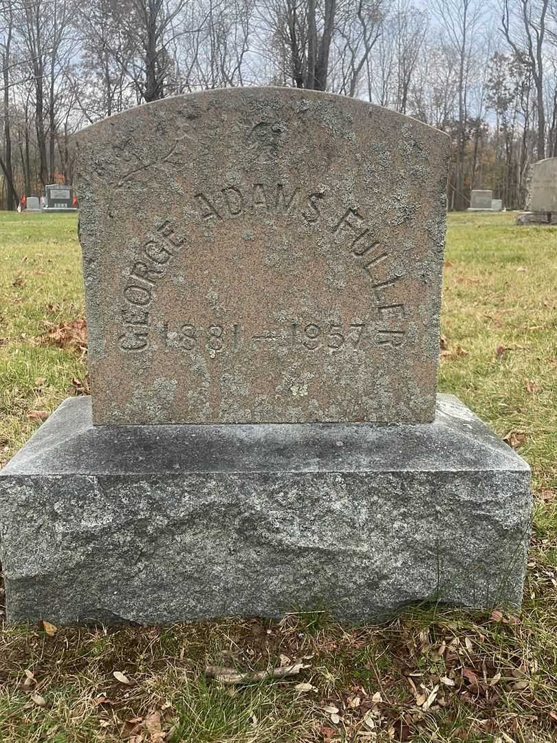 George Adams Fuller's grave. Photo 1