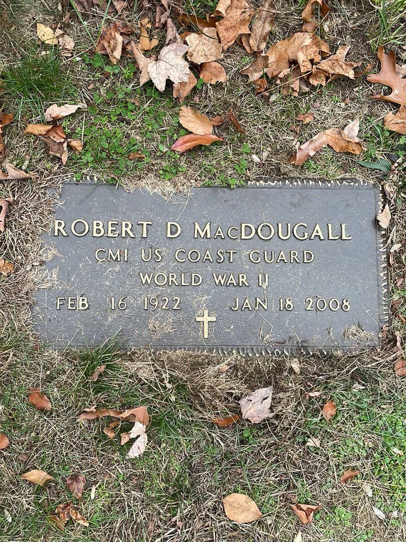 Robert D. MacDougall's grave. Photo 3